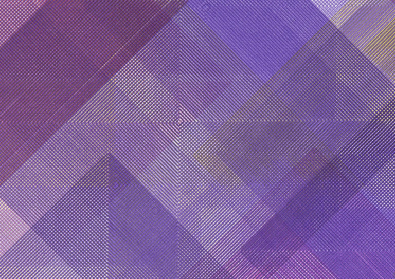 Expanding Squares Composition - Purple, Pink and Yellow - Image 2